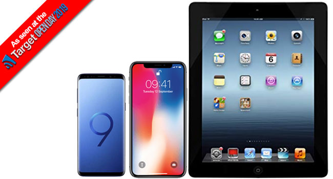 iPhone, iPad, Samsung Galaxy